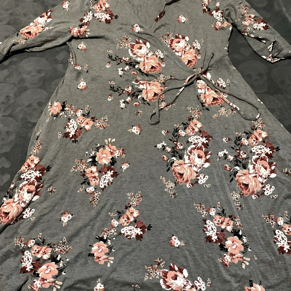 Torrid Faux Wrap Skater Dress